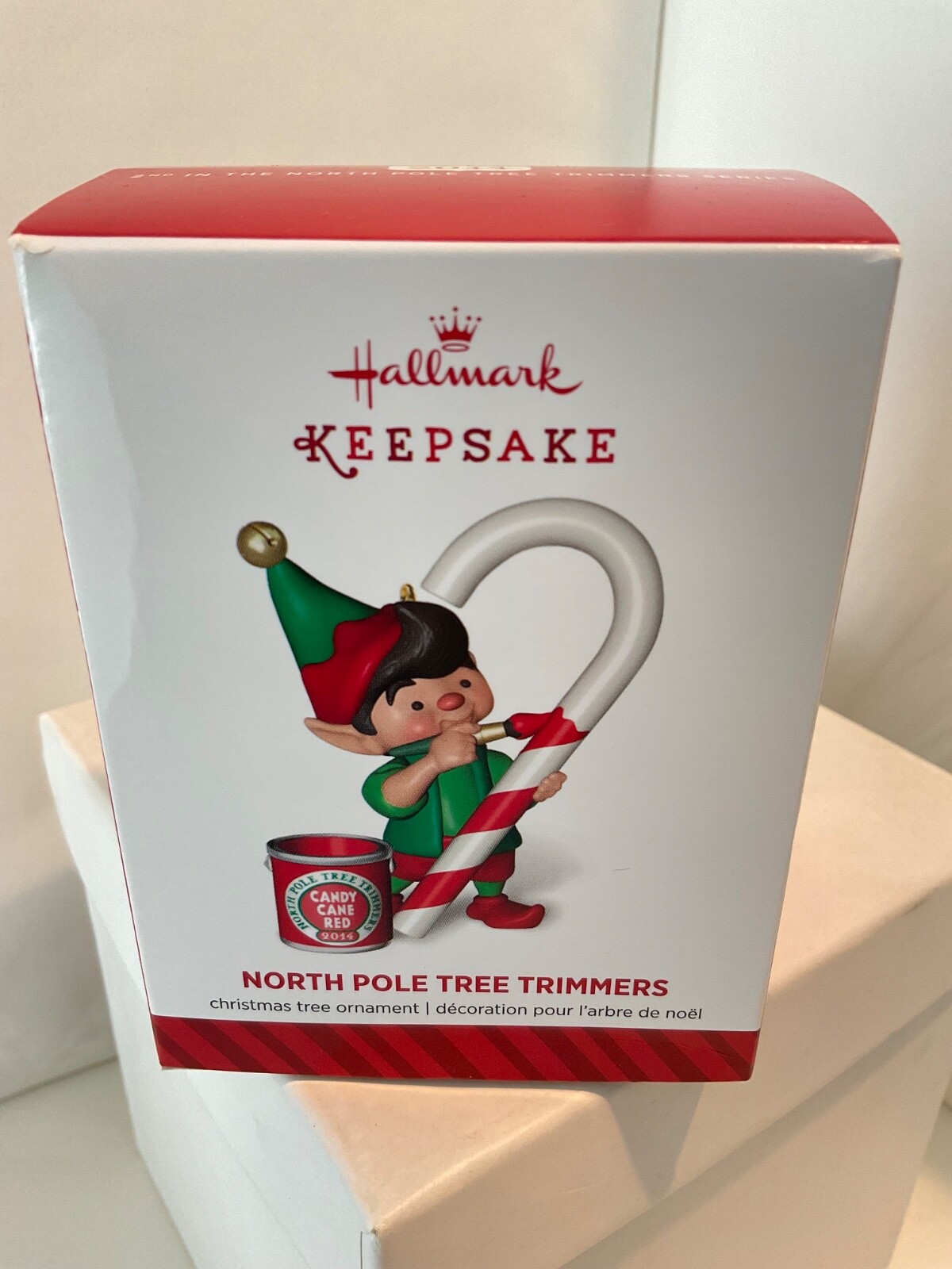 Hallmark Keepsake North Pole Tree Trimmers Elf 2nd Series Christmas Ornament