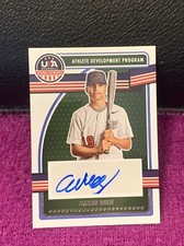 2023 PANINI USA STARS & STRIPES CONNER WEESE BLUE FOIL PROSPECT AUTO AUTOGRAPH