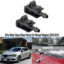 Spray Wiper Nozzle For Renault Megane 2002-2015 2Pcs Front Windshield Washer Jet