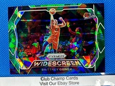 2020 #9 Brittney Griner Panini Prizm WNBA Basketball Widescreen Green Ice Prizm