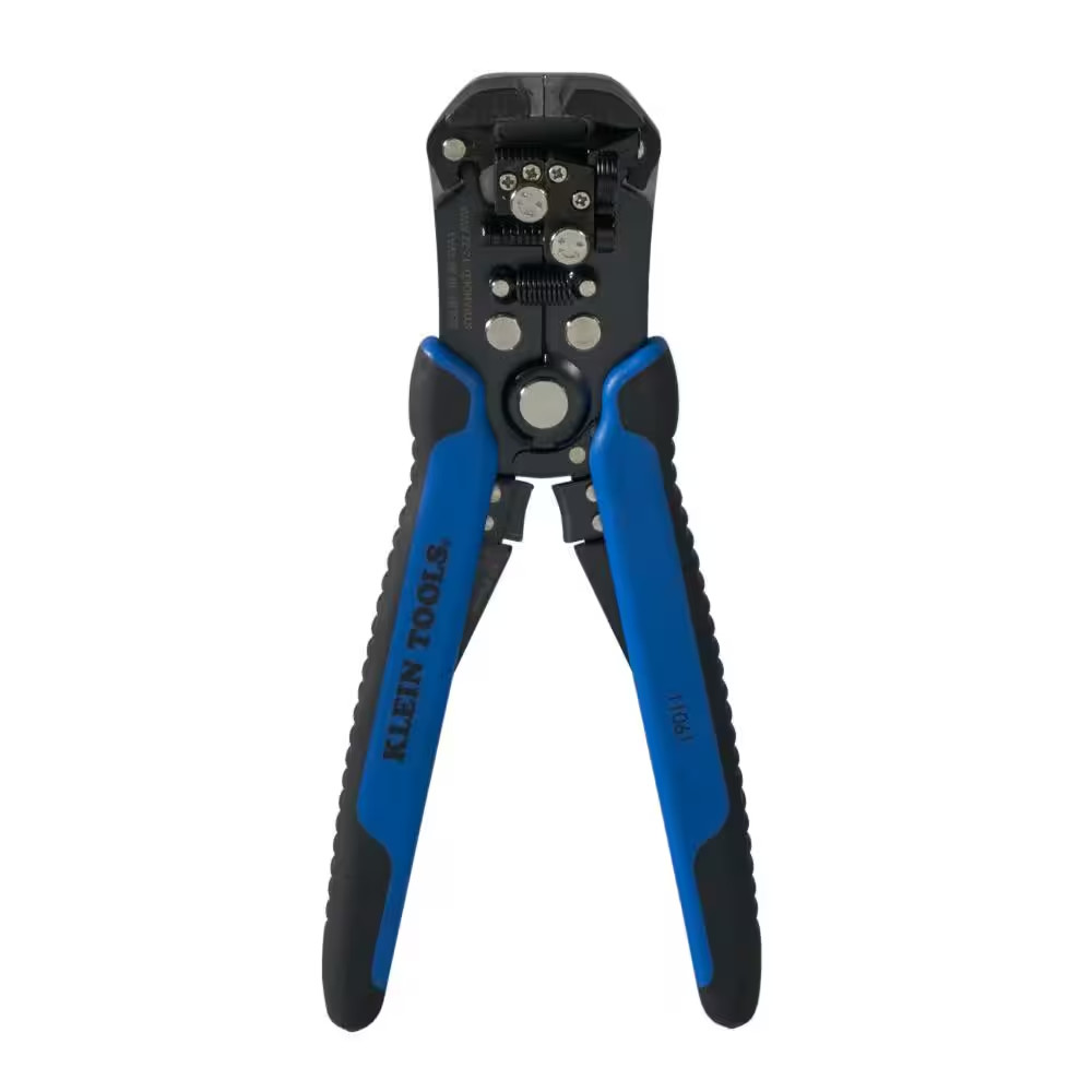 Klein Tools 8-1/4" Self Adjusting Wire Stripper Cutter for 10-20 AWG 12-22 AWG