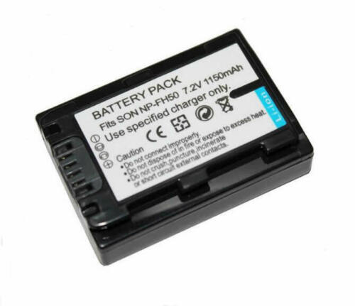 Batterie d'appareil photo pour SONY NP-FH50 NP-FH40 FH30 Alpha reflex numérique-a230 HDR-SR10E HDR-TG5V - Photo 1 sur 3