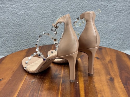 Michael By Michael Shannon Women's Sylvia Clear High Heels Dress Shoes Size 10 - Picture 4 of 9