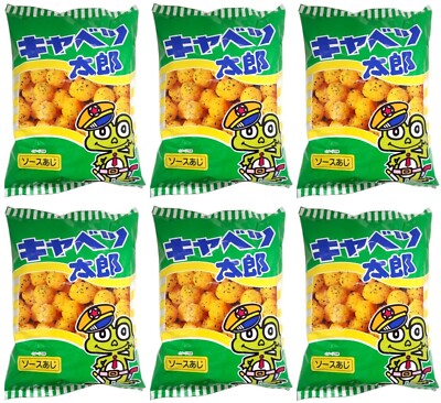 Japan Crispy Snack KYABETSU TARO Seaweed Sauce Flavor Cabbage Puff