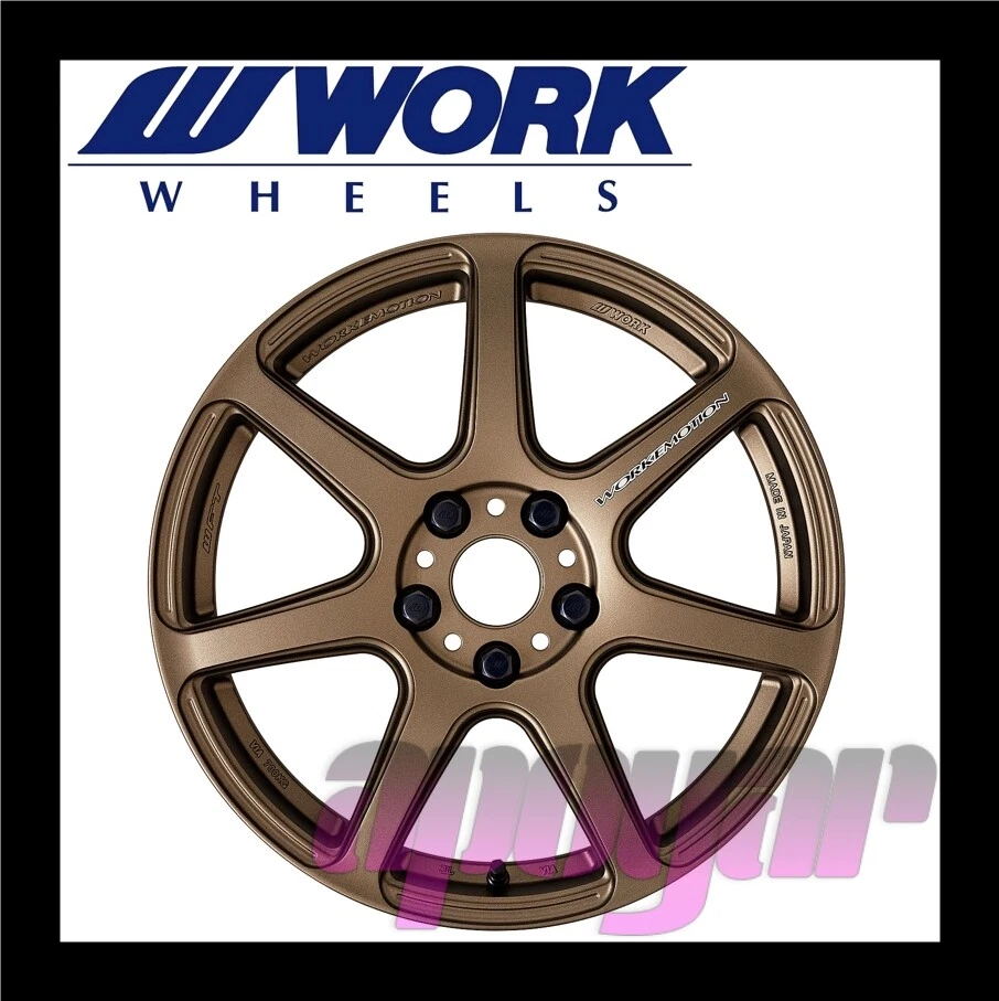 WORK EMOTION T7R WHEEL (1pcs) 17 inch 7.0J 53 100 5H Ashed Titanium (AHG)