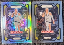CHENNEDY CARTER 84/199 2024 WNBA Prizm Monopoly 'SKY' BLUE PRIZM #52 & Base SKY