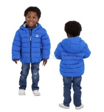 NEW BOY'S GERRY JERSEY LINED HOODED FULL ZIP POLYFILL BUBBLE JACKET VARIETY
