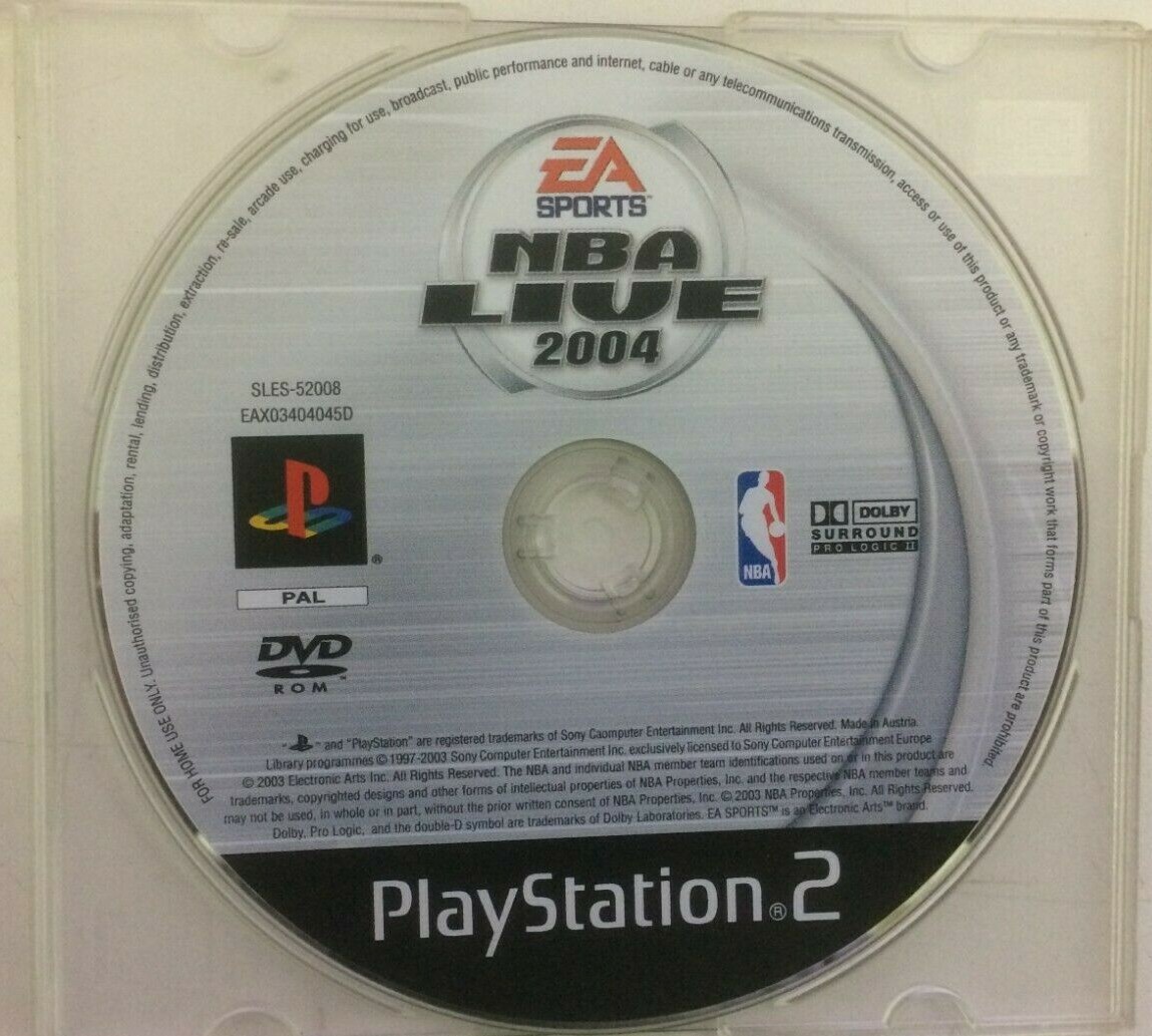 NBA Live 2004 PS2