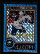 TYLER MYERS 2014/15 O-PEE-CHEE PLATINUM #131 BLUE CUBES PARALLEL #64/65 BA6504