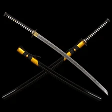 Handmade Japan Samurai Katana Sword Sharp 1095 Carbon Steel Blade Full Tang