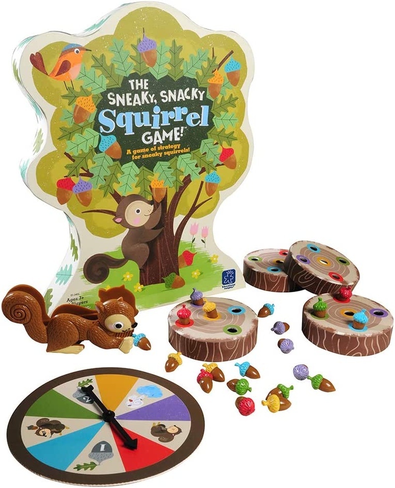 the Sneaky, Snacky Squirrel Board Game - Educational Games for Kids Ages 3+, Boa