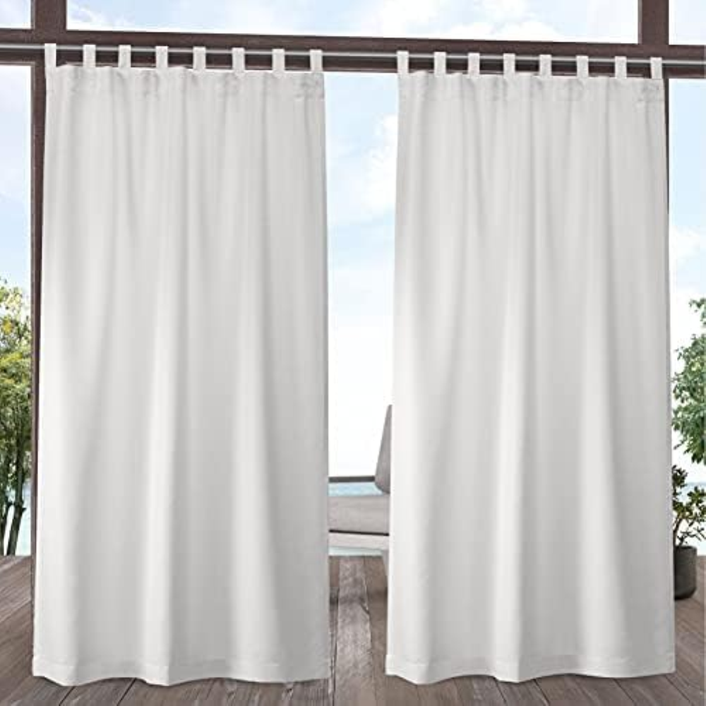 Exclusive Home Curtains Coppia di tende a pannello Cabana per interni ed esterni