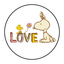 30 LOVE ENVELOPE SEALS LABELS STICKERS PARTY FAVORS 1.5" ROUND