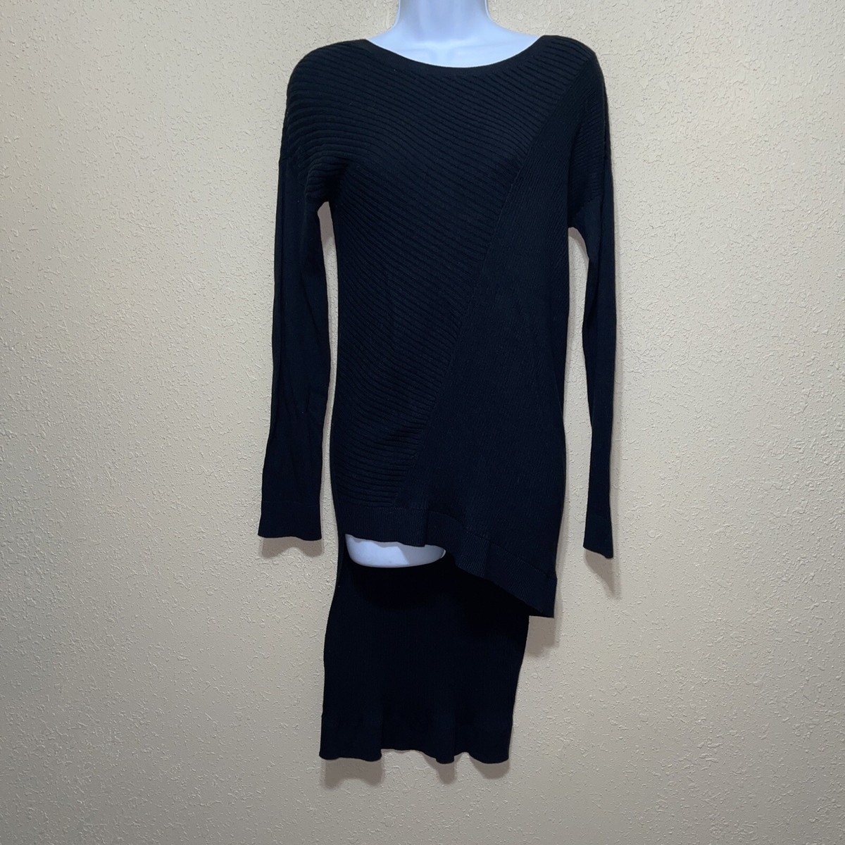 express womens sweater dress Boucle Turtleneck Long Sleeve Maxi Express Womens Sweater Dress Ribbed