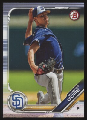 2019 BOWMAN DRAFT BD-103 MACKENZIE GORE PAPER BASE QTY AVAIL PADRES