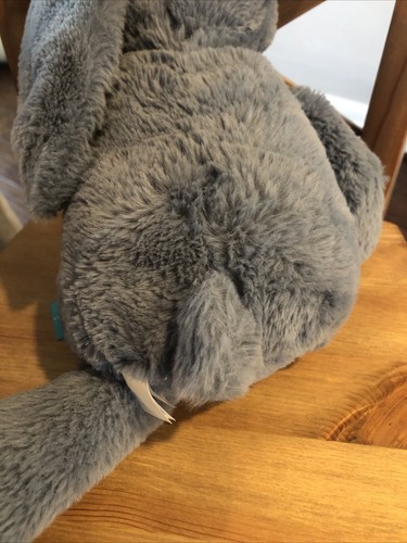 Manhattan Toy Co Pattern Pals Bunny Rabbit Gray/blue Polka Dot Ears Plush - Picture 6 of 7