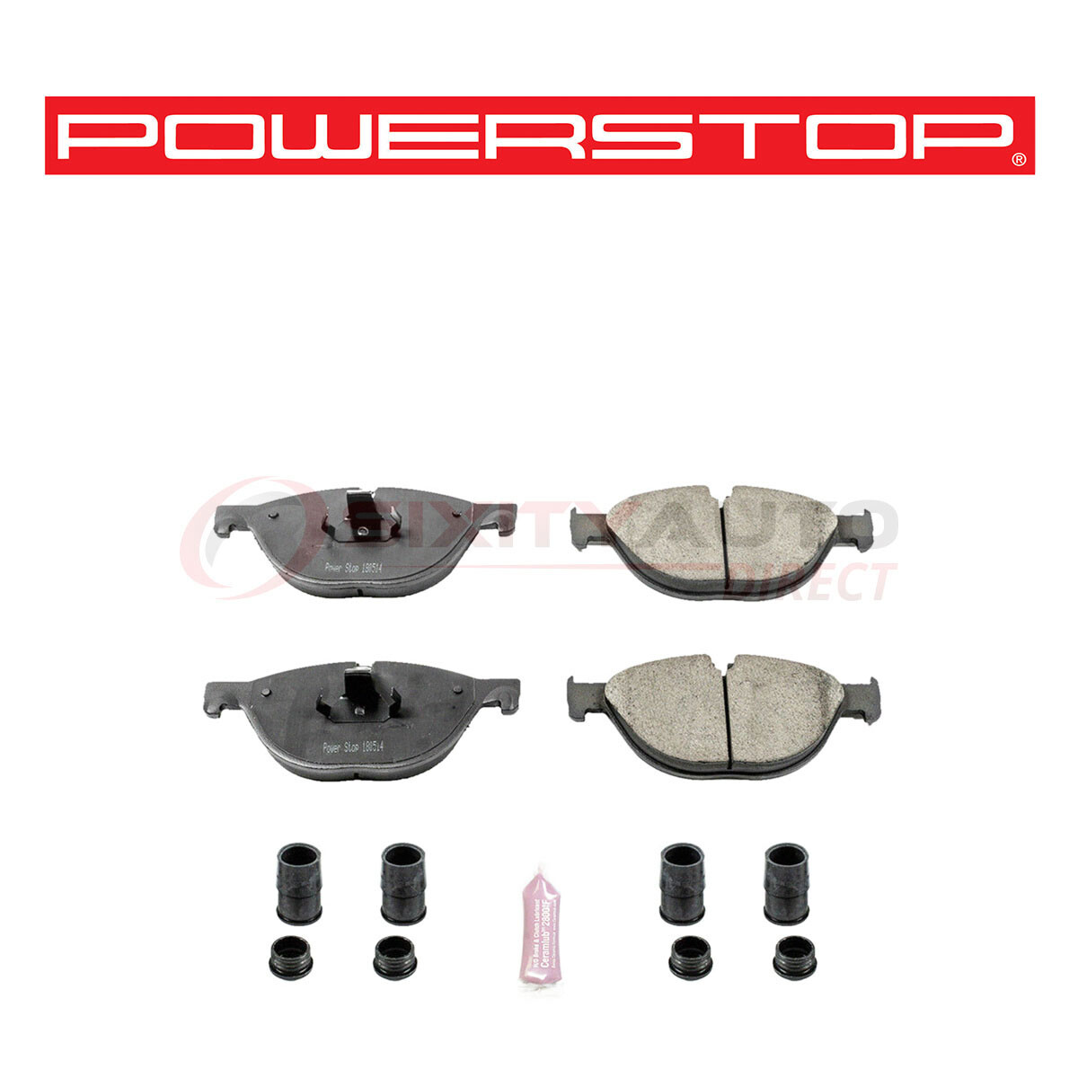 Power Stop Z17 Evolution Plus Disc Brake Pads for 2012-2017 BMW 650i ...