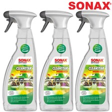 3x SONAX CleanStar Ecocert Universal Innenreiniger Geruchsvernichter 750ml