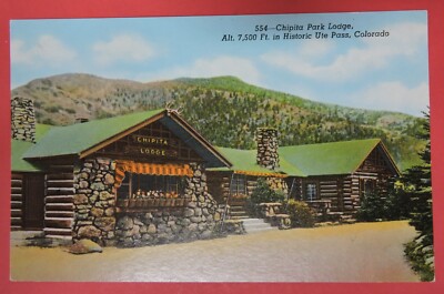 VTG POSTCARD-CHIPITA PARK LODGE-HISTORIC UTE PASS COLORADO | eBay