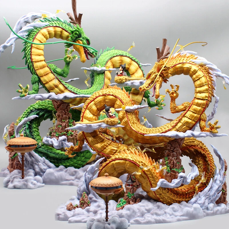 43cm Bandai Shenron Dragon Ball Z Figure Green or Gold With Light Statue  Manga