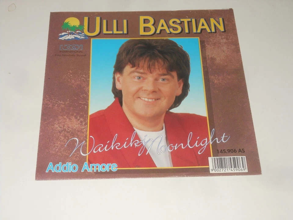 Ulli Bastian ‎- 7" Single - Waikiki Moonlight - AT 1991 - Koch International - Bild 2 von 2