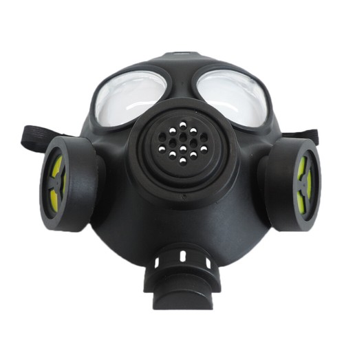 Adult Plastic Gas Mask w/ Elastic Band Retro Halloween Costume Accessory - 第 5/5 張圖片