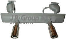 Sportschalldämpfer JOPEX JP GROUP 8120800700 Edelstahl Doppelendrohr für VW 1303