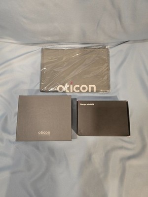 Oticon Intent 1 miniRITE Hearing Aids (PAIR)   Brand New   Charger + Full Bundle