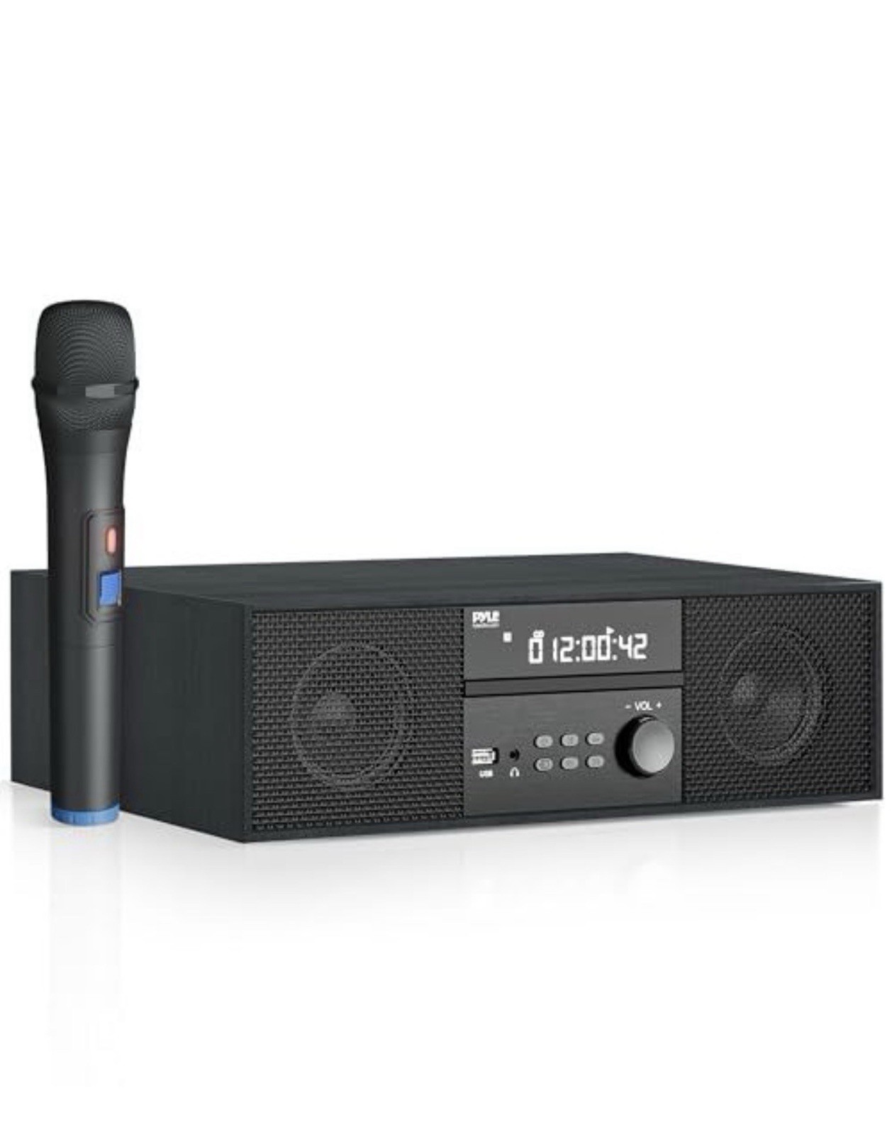 Pyle Home CD Stereo System - PHCD26 W/Wireless Microphone-Mu