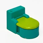 Fisher-Price Little People Play Family Blue and Green Toilet