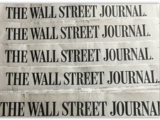The Wall Street Journal News Paper LOT/13 February 1 - 15  2026 Complete Unread