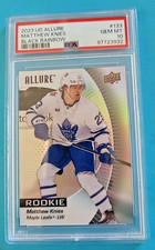 2023-24 Matthew Knies Upper Deck Allure Black Rainbow #133 Rookie RC PSA 10 GEM
