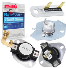 BlueStars 3387134 Cycling Thermostat 3392519 Dryer Thermal Fuse As Pictured