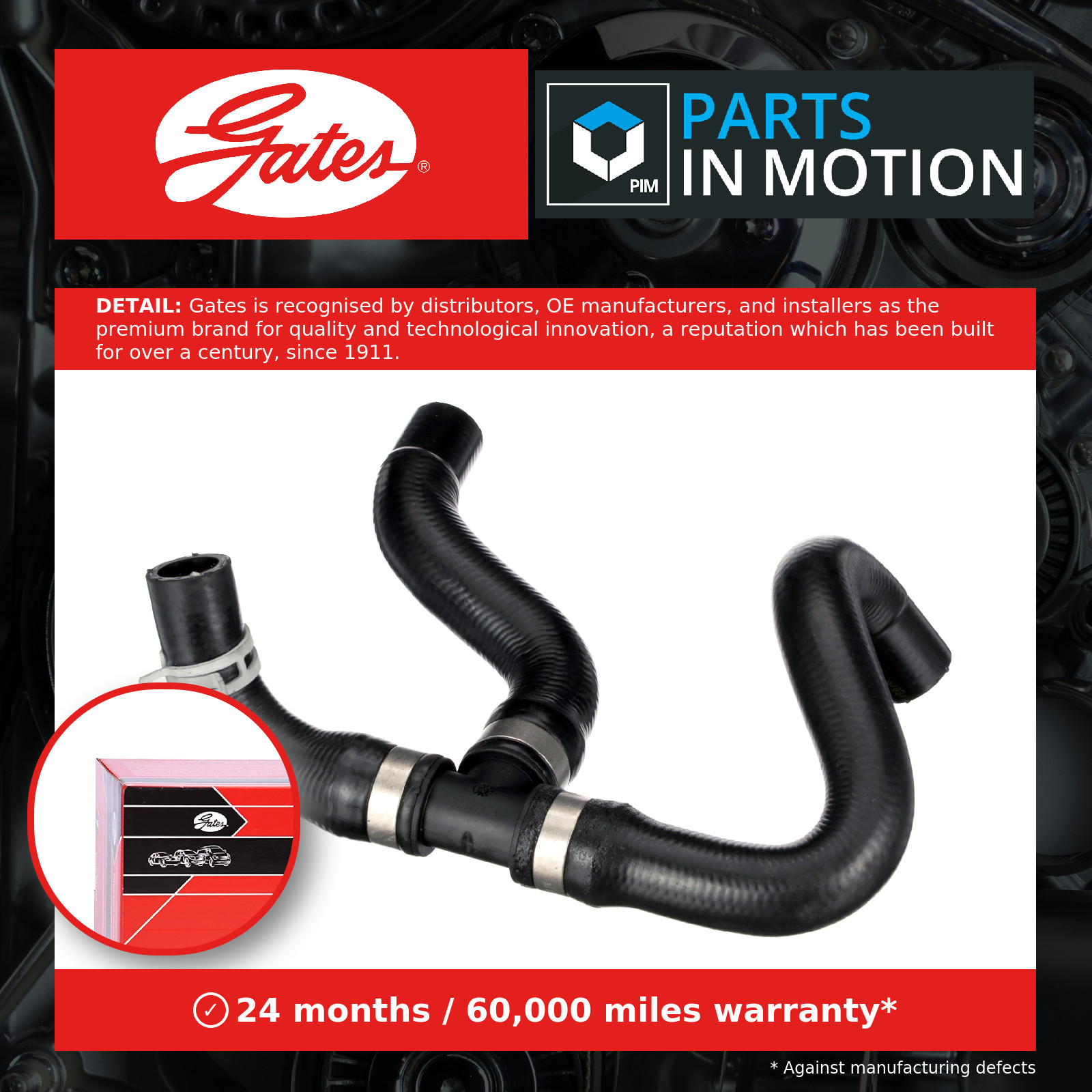 Heater Hose 02-2985 Gates Coolant 6398320923 A6398320923 Top Quality Guaranteed