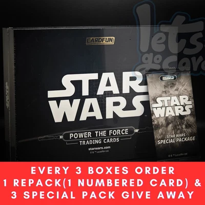 2025 Card Fun Star Wars Power The Force(1 Box) + 1 special pack(1 card) - Image 1 of 4
