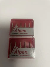 DENTAL DIAMOND ALPEN BURS ROUND END TAPER GRIT S BY COLTENE WHALEDENT  10 TOTAL