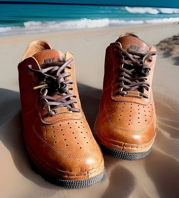 NIKE AIR FORCE 1 SUPREME DS DECONSTRUCT SNEAKERS HAZELNUT BROWN