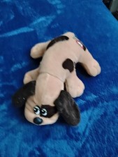 Pound Puppies Mini 8" Plush Brown Black Dog Stuffed Animal VTG 1986 Tonka