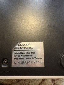 Nintendo NES Advantage Joystick UnTested Controller Pad NES-026