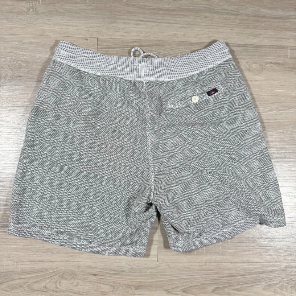 Pantalones Cortos Sudadera Marca Faherty Aguas Blancas Tejido Cordón Talla L Gris Informal Foto 3 de 4