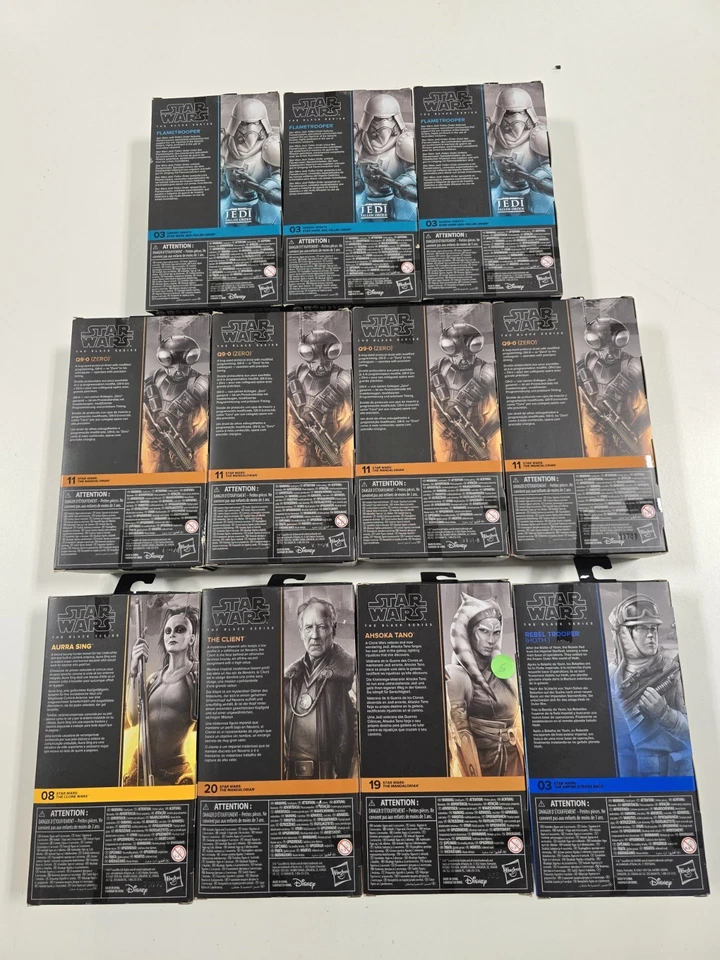 Lote de 11 figuras de acción coleccionables Star Wars The Black Series Foto 2 de 2