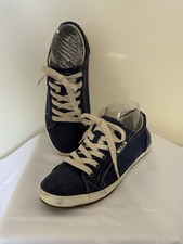 Taos Star Blue Canvas Lace Up Comfort Casual Sneaker Shoes Women's US 9 EU 40