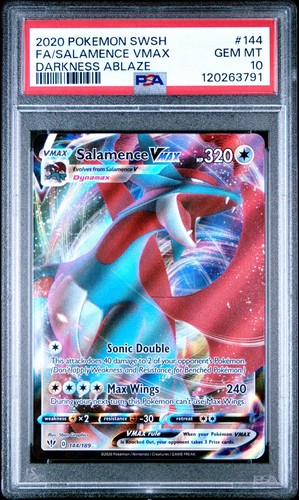 Salamence VMAX graded PSA 10 for sale on eBay