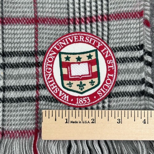 Washington University St Louis Scarf 72in Knit Flannel Patch Crest WashU Bears - 第 9/10 張圖片