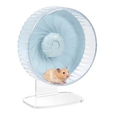 Silent Hamster Wheel, 10in Quiet Spinner for Syrian Hamsters, Hedgehogs, Mice &
