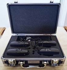 4pc Listen Technologies LR-400-072 Portable Display RF Receivers 72Mhz with Case