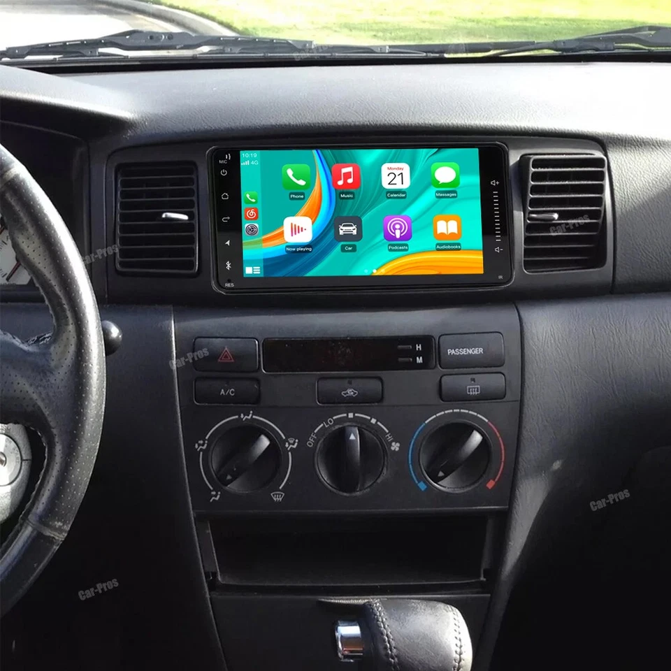 Rádio estéreo GPS navegação Wi-Fi para Toyota Corolla 2002-2006 Android 13 Carplay carro - Imagem 4 de 4