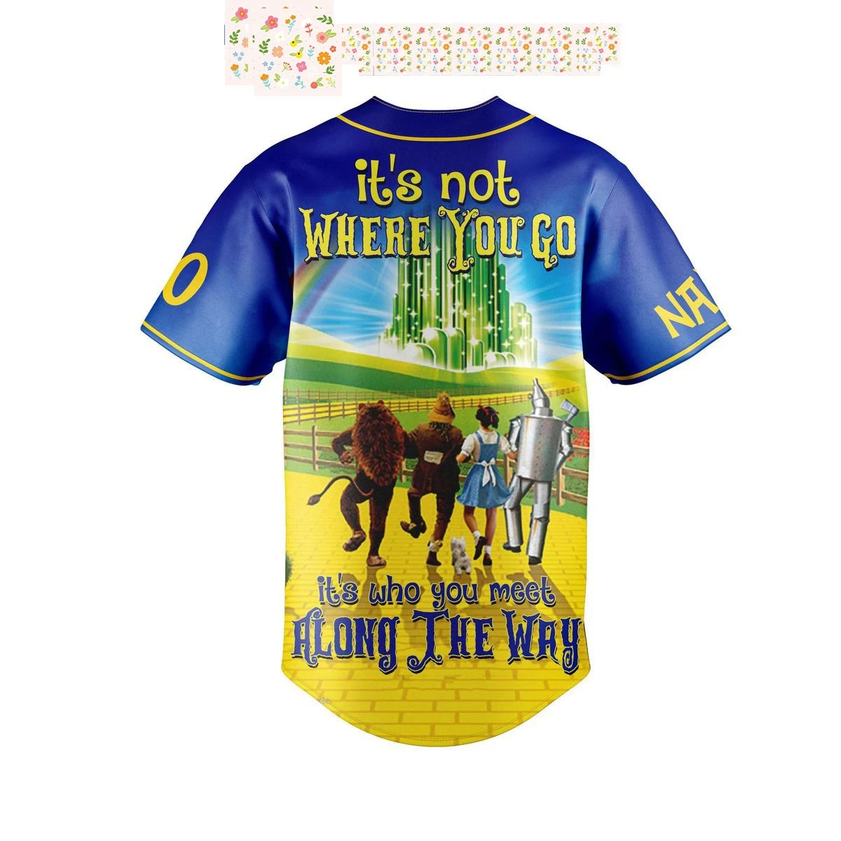 The Wizard of Oz Personalized Baseball Jersey
