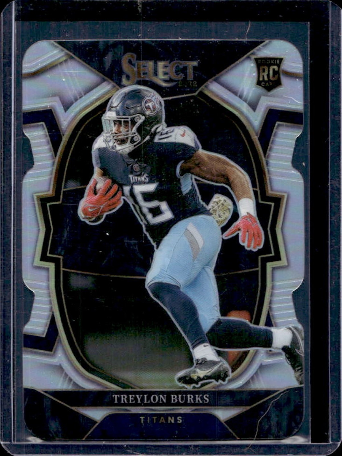 2022 Select Treylon Burks RC Silver Prizm Die Cut Concourse #39 Titans