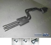 Auspuff Mitteltopf+Anbauteile für Mercedes W123 Limo+Kombi 280+E+TE 1979-1985